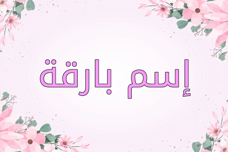 معنى اسم بارقة