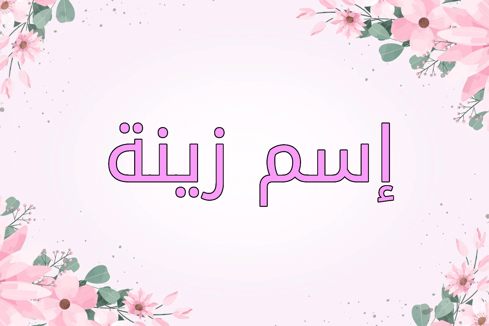 اسم زينة