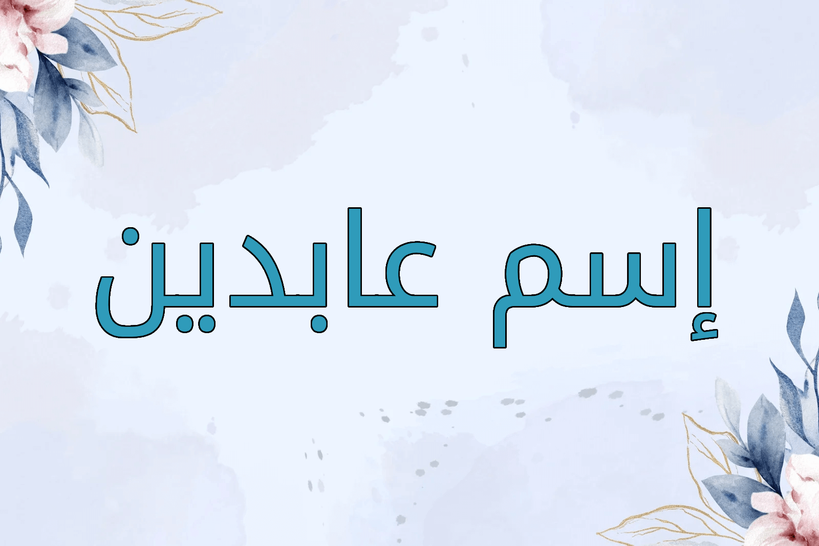 اسم عابدين