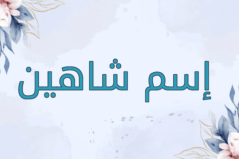 اسم شاهين